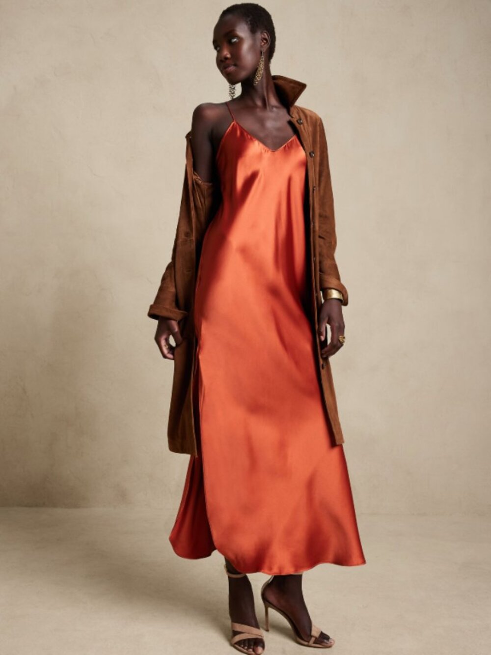 Banana Republic Dreamer Silk Maxi Dress